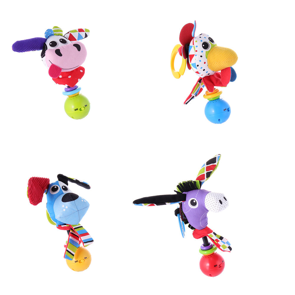 Baby Farm Animal Rattle — Cow | ForFullFun Baby Toys
