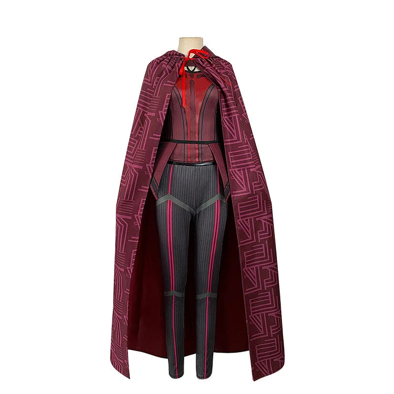 S&eacute;rie De Films Wanda. Vision Costume Sorci&egrave;re &Eacute;carlate Cosplay Halloween - Buy Product on Alibaba.com 1