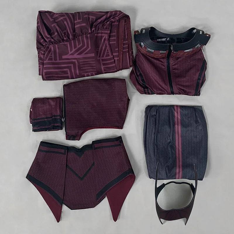 S&eacute;rie De Films Wanda. Vision Costume Sorci&egrave;re &Eacute;carlate Cosplay Halloween - Buy Product on Alibaba.com 3