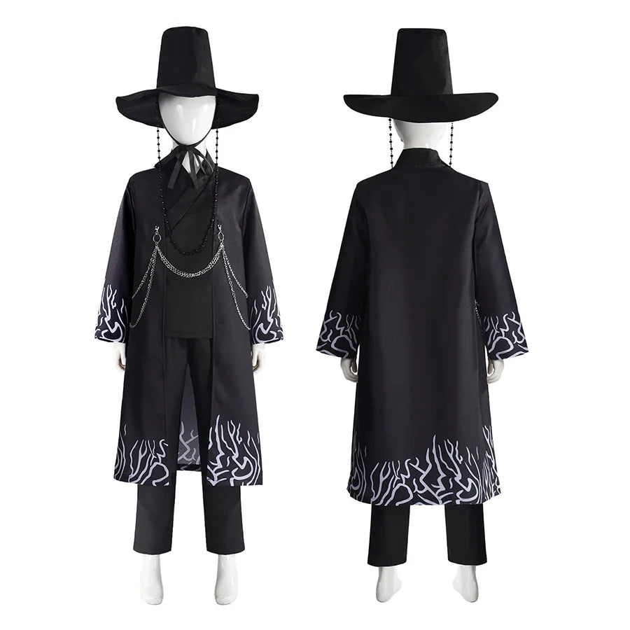 Cosplay Costumes for Kids Adults Boys Jinu Uniform Kimono Set Halloween Party Outfits 3