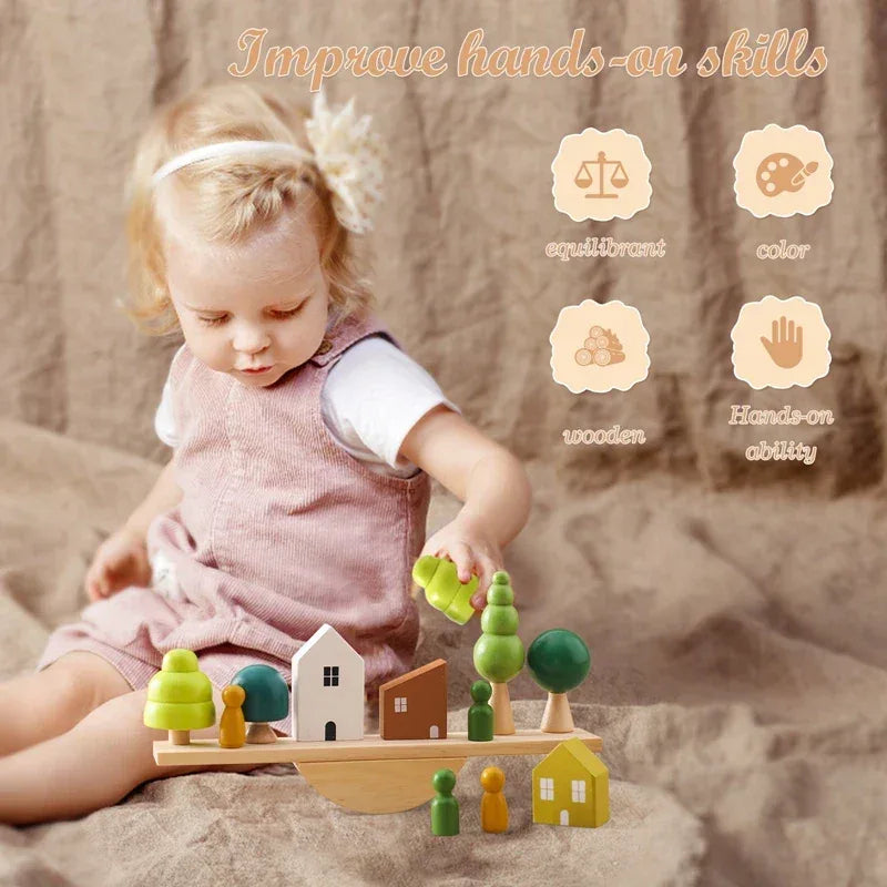 Toys Wooden Forest Blocks