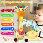  baby giraffe gift, dancing giraffe, interactive giraffe plush, kids educational toy, musical giraffe toy, singing plush toy, voice recording stuffed animal Interactive Musical Giraffe Plush Animal Toy