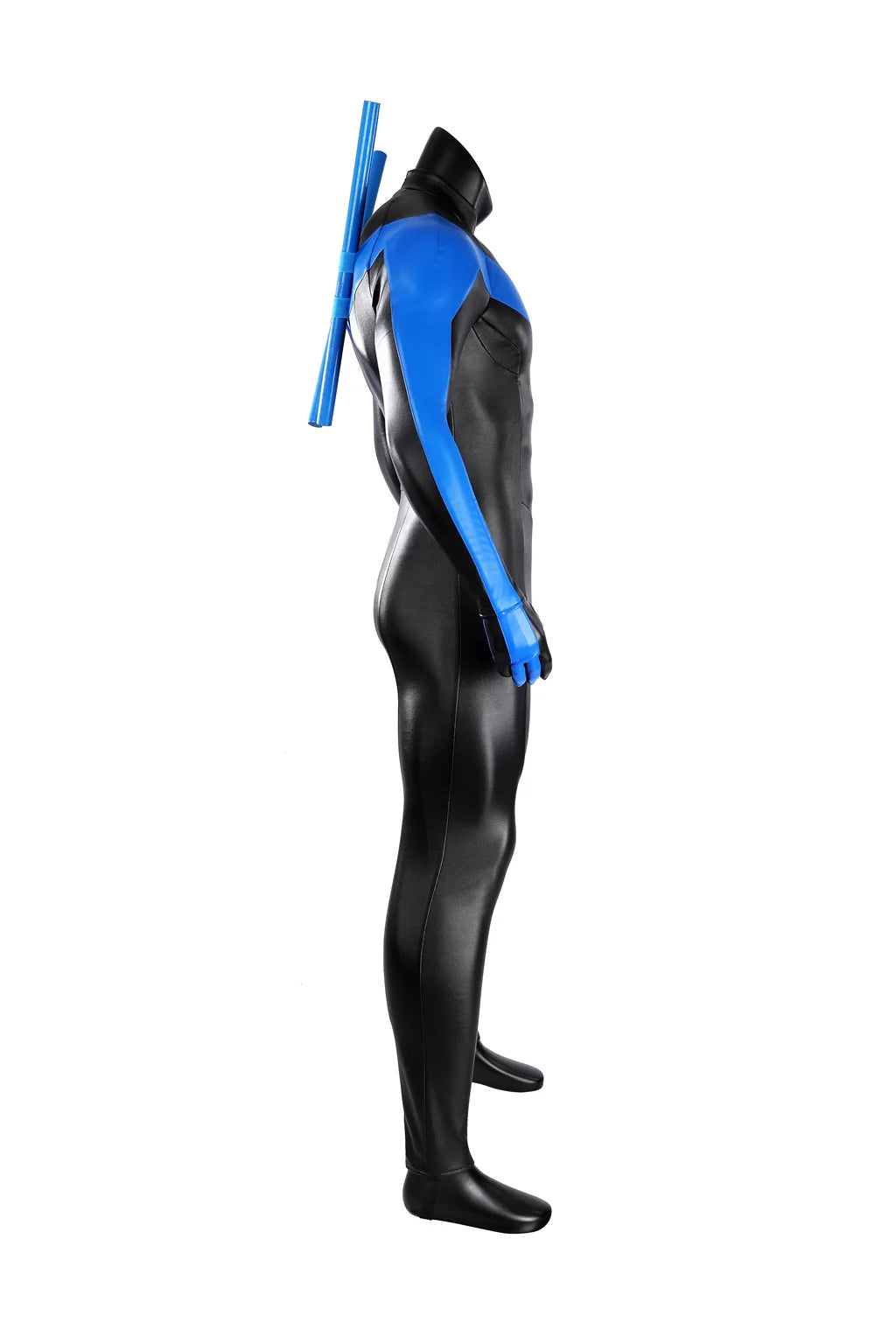 Anime Nightwing Cosplay Costume Fancy Bodysuit With Eyepatch Uniform Halloween Carnival Dick Grayson Outfit 5