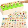  Wooden Sorting & Matching Toy Box