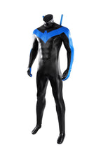 Anime Nightwing Cosplay Costume Fancy Bodysuit With Eyepatch Uniform Halloween Carnival Dick Grayson Outfit 4