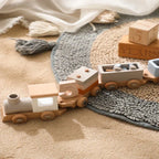  Wooden Birthday Train Toy