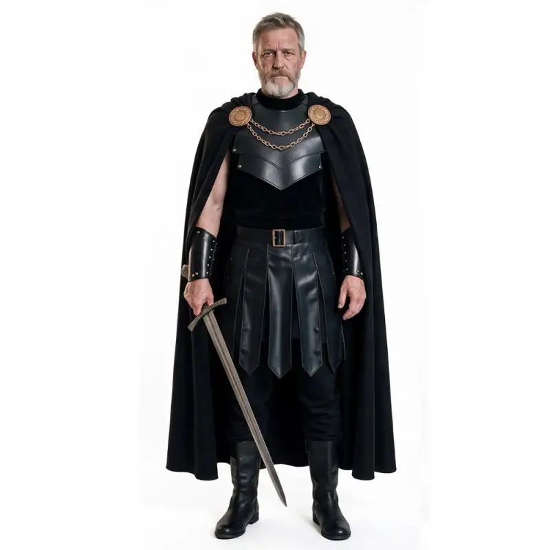 Disguise The Odyssey Agamemnon Cosplay Costume for Adult Men Uniform Cloak Set Roleplay Fantasia Outfits Halloween Carnival Suit 2