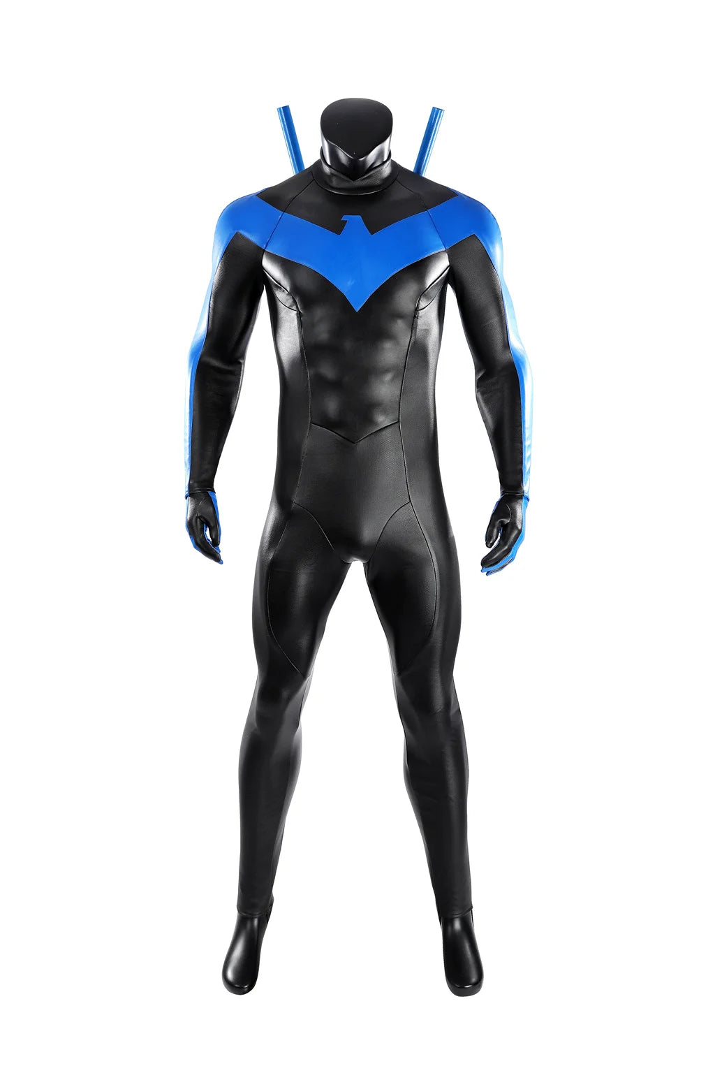 Anime Nightwing Cosplay Costume Fancy Bodysuit With Eyepatch Uniform Halloween Carnival Dick Grayson Outfit 3