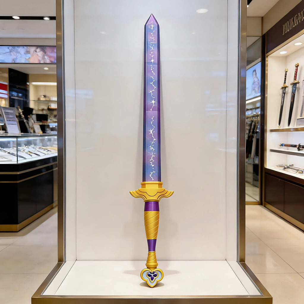 Hot Sword With Symbol Outfits Roleplay Sword Cosplay Prop Women Men Halloween Carnival Costume Accessories Lumi Long Knife 1