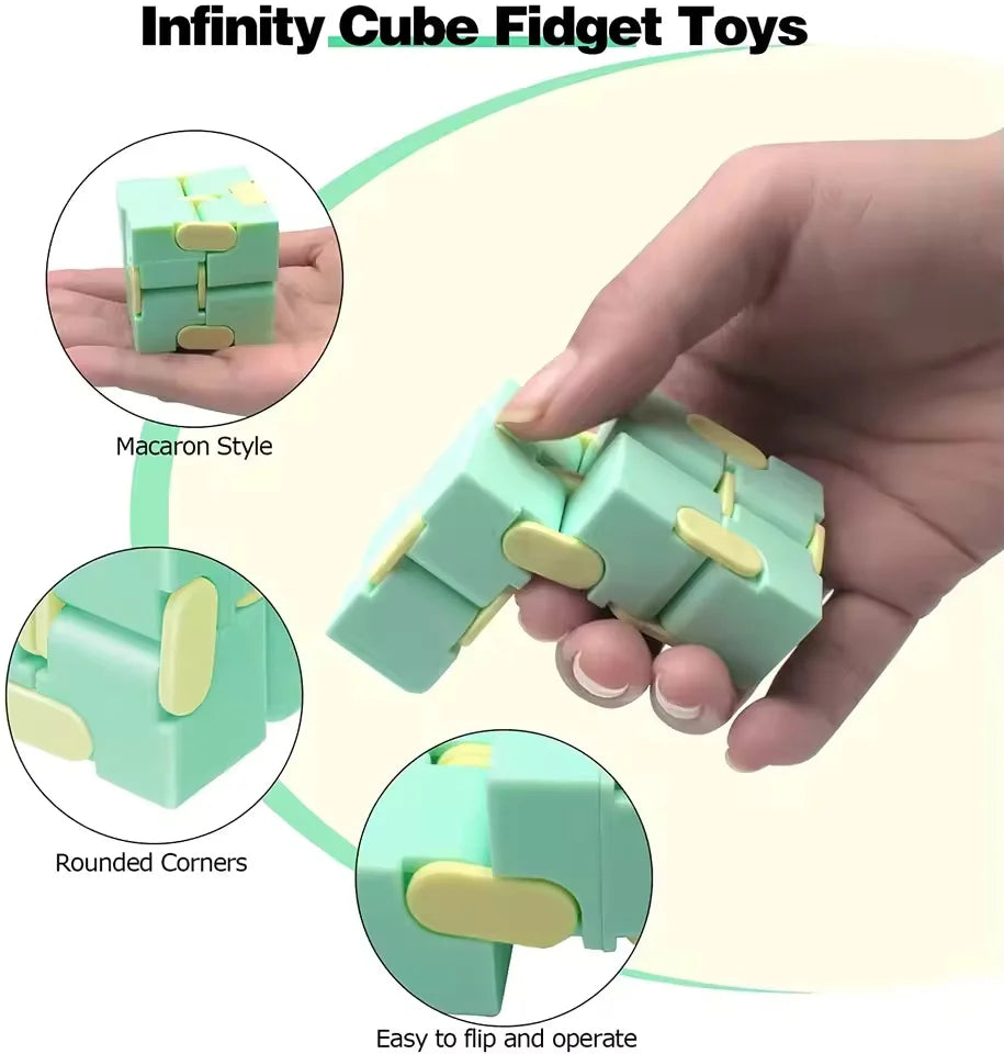 For Full Fun-04 x Infinity Cubes Fidget Toy Multicolors-
