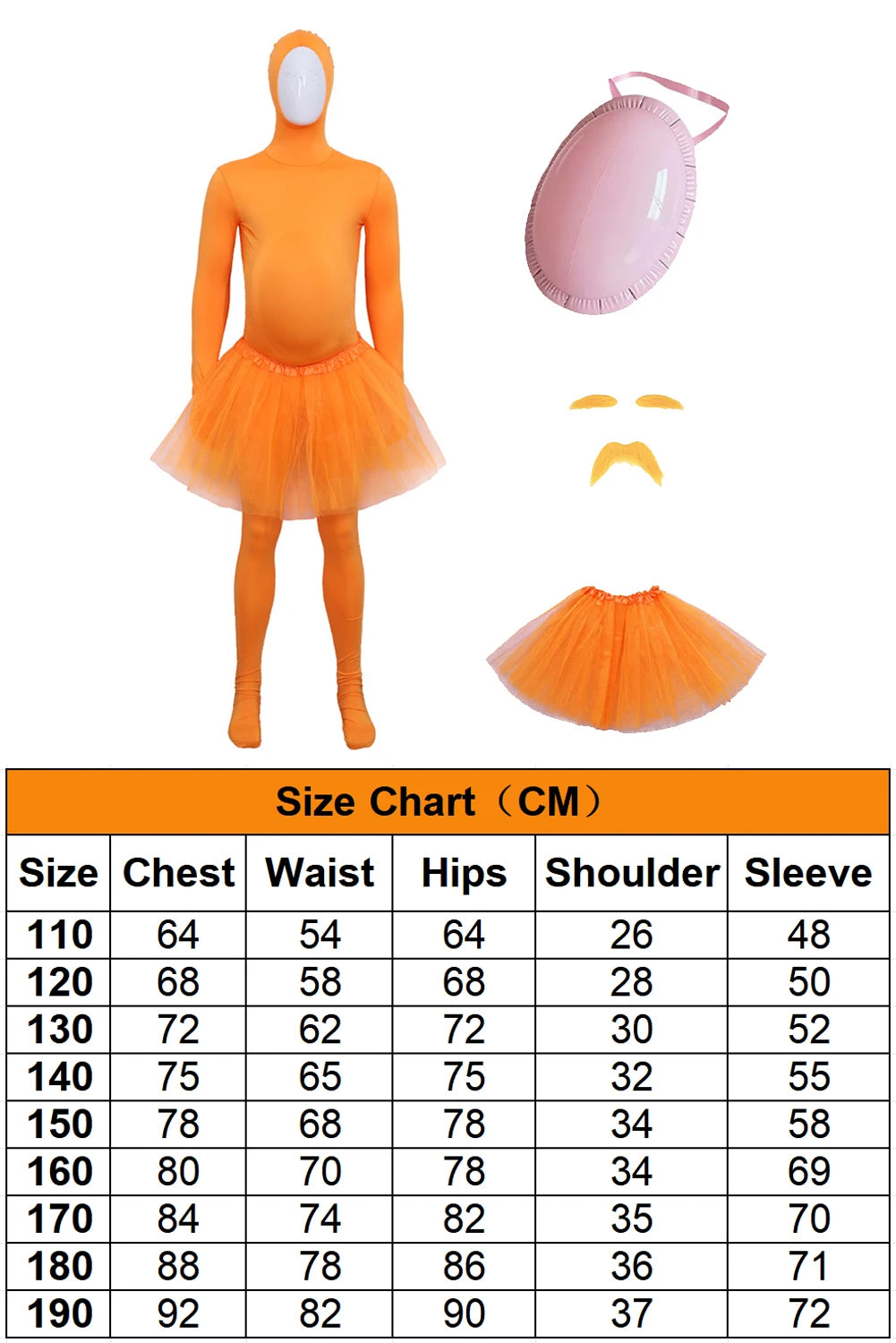 Orange Lorrax Cosplay Fantasy Clothing Seuss Cartoon Women Men Costume Disguise Halloween Male Roleplay Fantasia Party Outfits 7