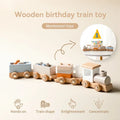  Wooden Birthday Train Toy