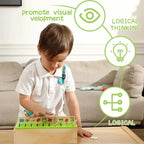  Wooden Sorting & Matching Toy Box