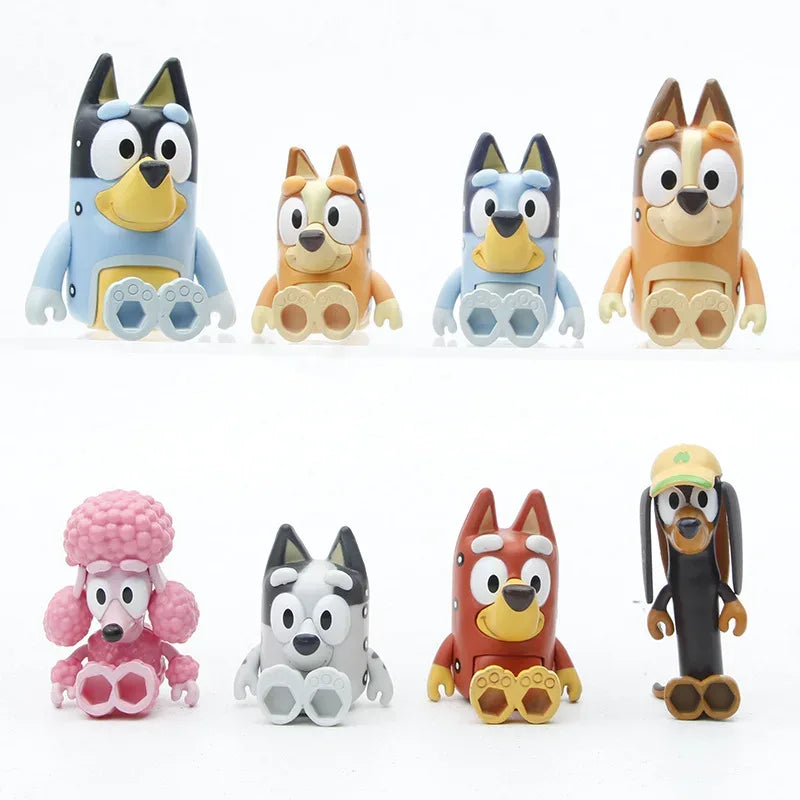 Forfullfun Toys Bluey & Bingo All Characters 12PCs Toys Figures