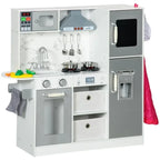 For Full Fun-Interactive Kids Kitchen Playset with Lights & Sounds – Screen-Free Fun for Ages 3-