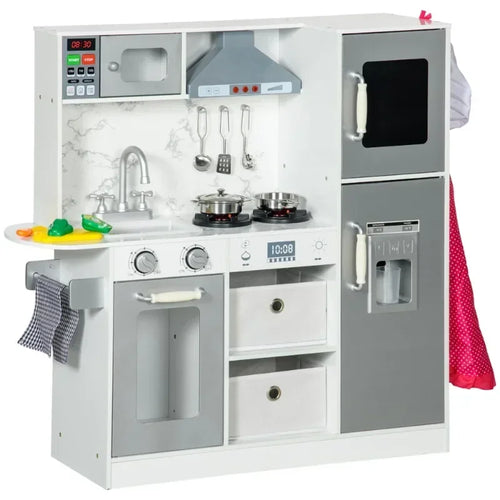 For Full Fun-Interactive Kids Kitchen Playset with Lights & Sounds – Screen-Free Fun for Ages 3-