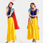 Cartoon Princess Snow White Halloween Party Costume Adult Cosplay Plus Size Dress Princess Dress Women Adult Clothing 3