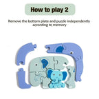  Wooden Animals Puzzle