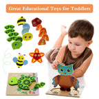  Toddler Wooden Puzzle