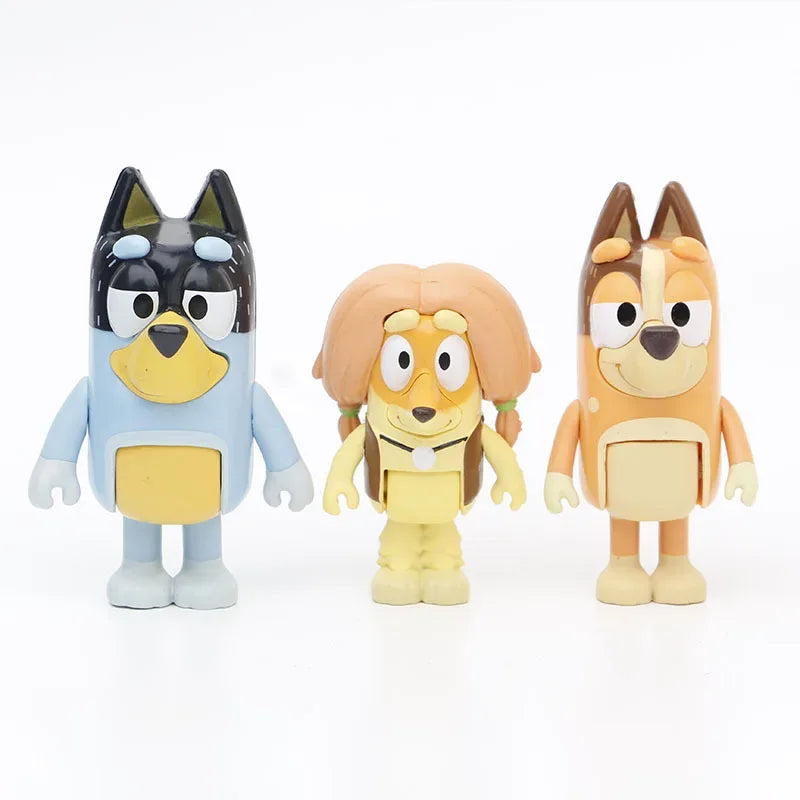Forfullfun Toys Bluey & Bingo All Characters 12PCs Toys Figures