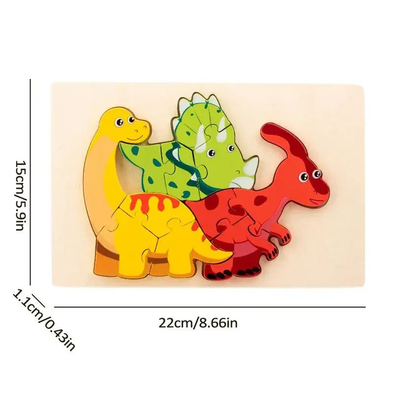  Wooden Animals Puzzle