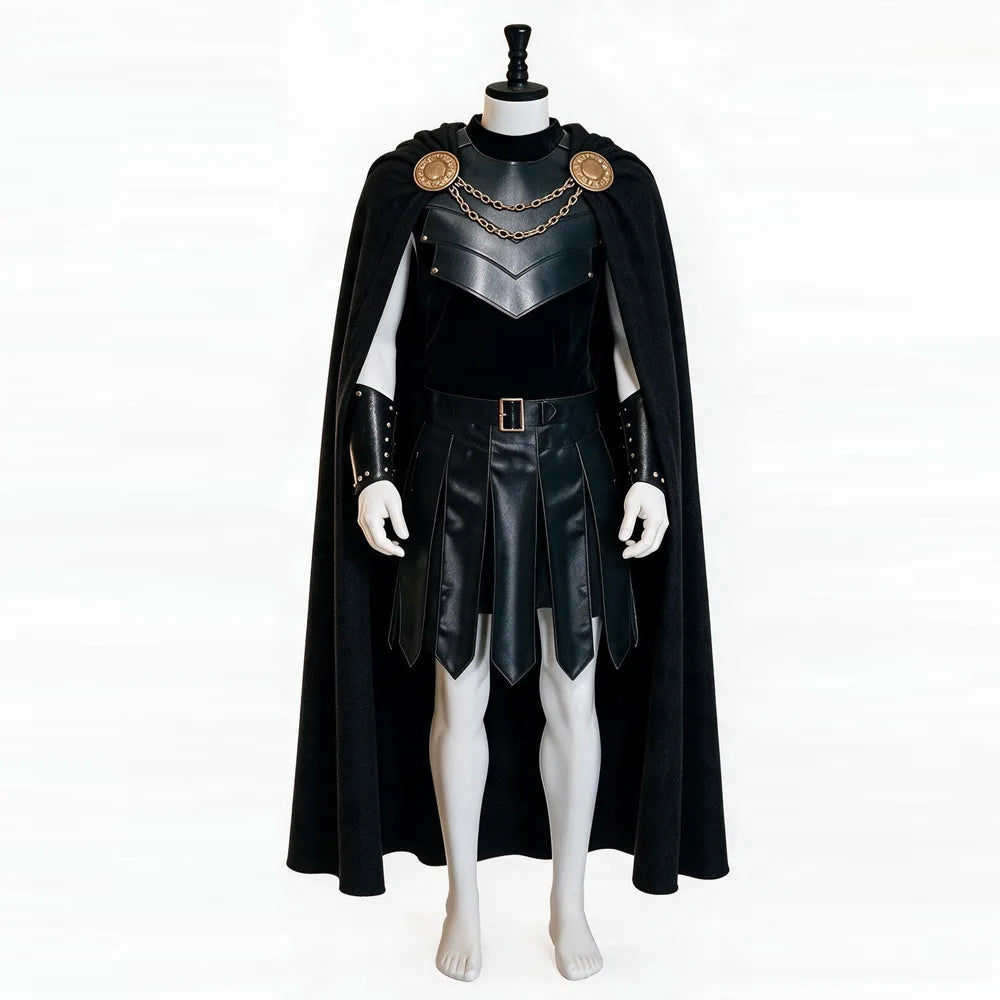Disguise The Odyssey Agamemnon Cosplay Costume for Adult Men Uniform Cloak Set Roleplay Fantasia Outfits Halloween Carnival Suit 7