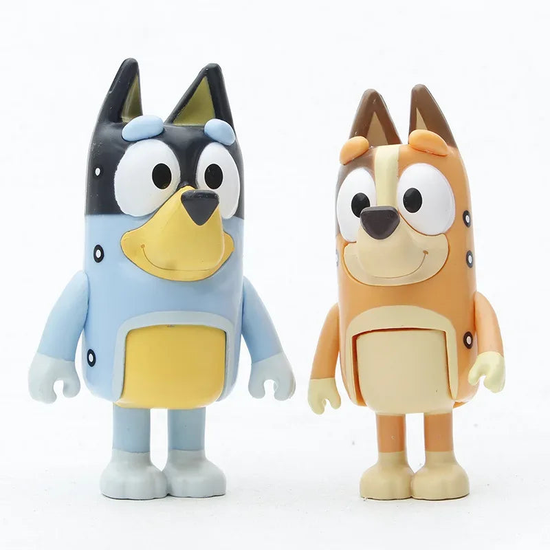 Forfullfun Toys Bluey & Bingo All Characters 12PCs Toys Figures
