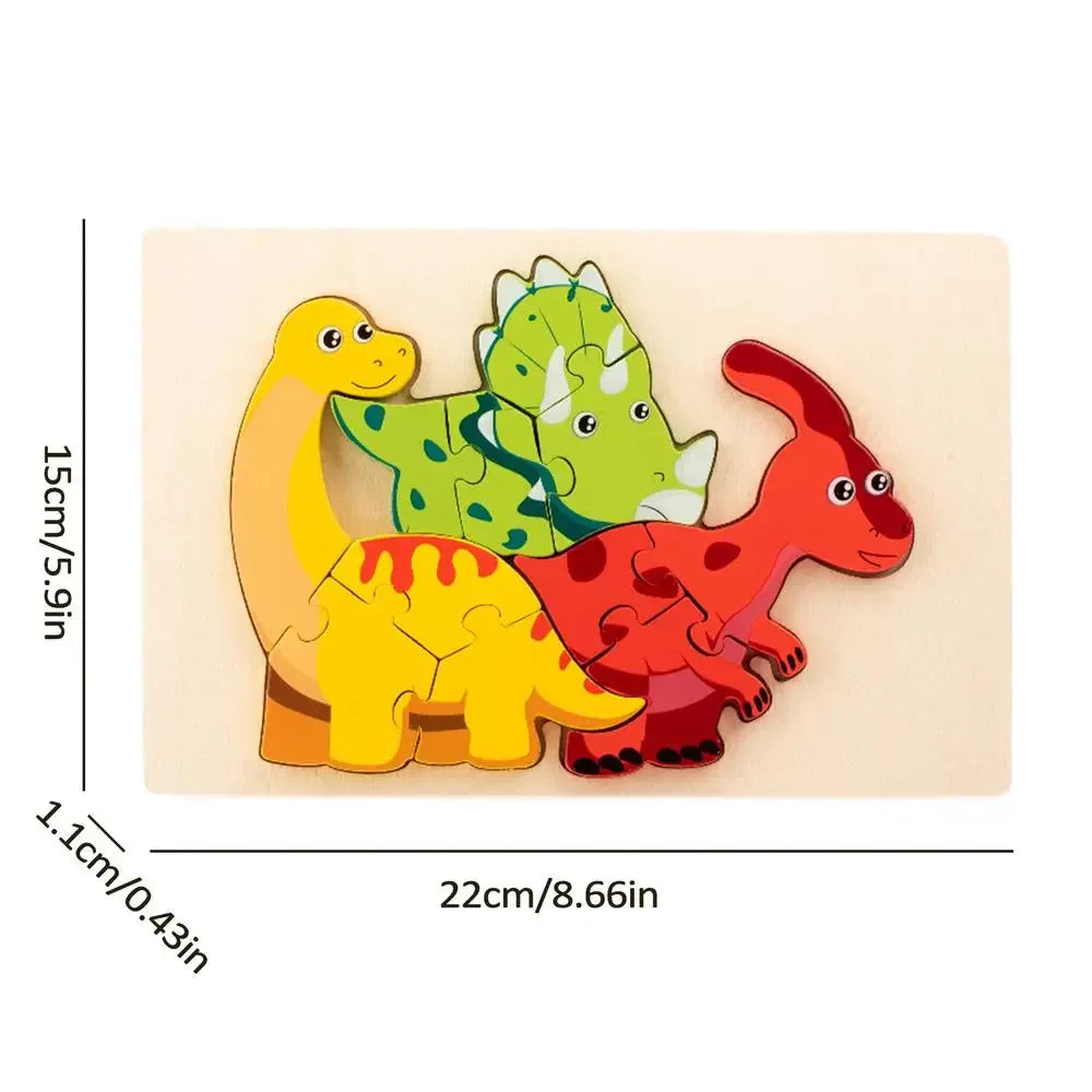  Wooden Animals Puzzle