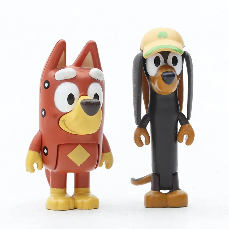 Forfullfun Toys Bluey & Bingo All Characters 12PCs Toys Figures