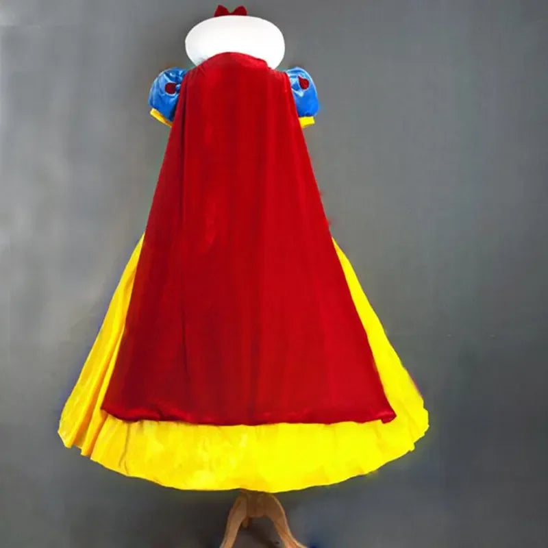 Cartoon Princess Snow White Halloween Party Costume Adult Cosplay Plus Size Dress Princess Dress Women Adult Clothing 6