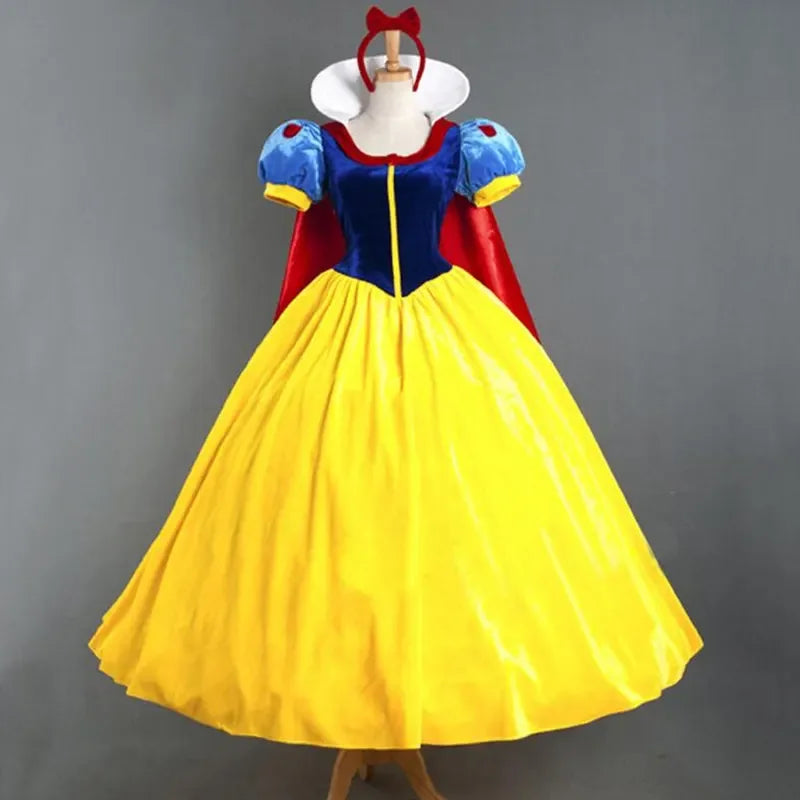 Cartoon Princess Snow White Halloween Party Costume Adult Cosplay Plus Size Dress Princess Dress Women Adult Clothing 5