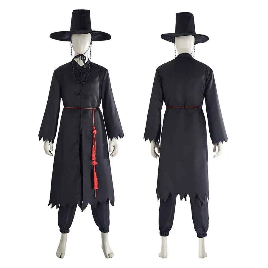 Cosplay Costumes for Kids Adults Boys Jinu Uniform Kimono Set Halloween Party Outfits 4