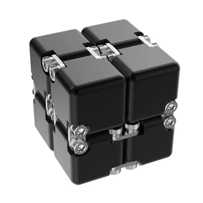 For Full Fun-Metal Infinity Magic Cube Fidget Toy Cube suitable for Adults & Kids-