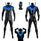 Anime Nightwing Cosplay Costume Fancy Bodysuit With Eyepatch Uniform Halloween Carnival Dick Grayson Outfit 1