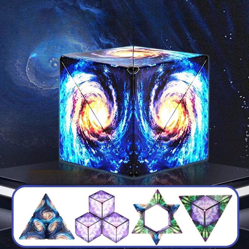 For Full Fun-Changeable Magnetic Magic Cube The Ultimate Shape-Shifting Puzzle Toy-