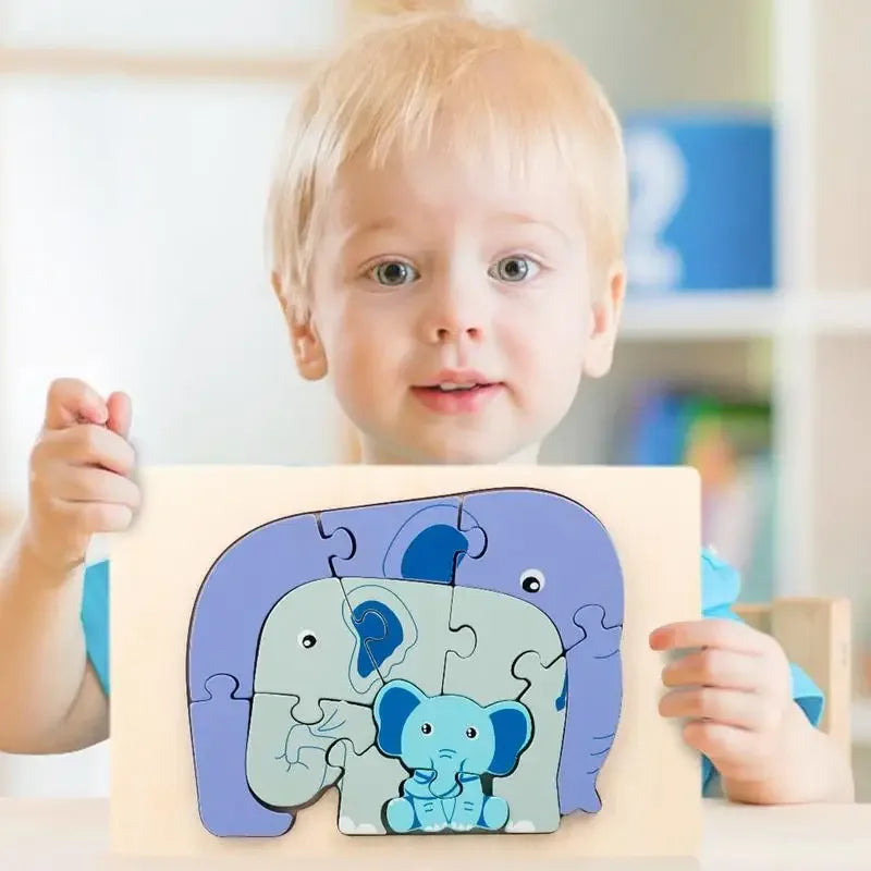  Wooden Animals Puzzle