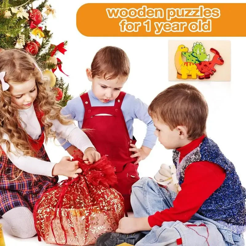  Wooden Animals Puzzle