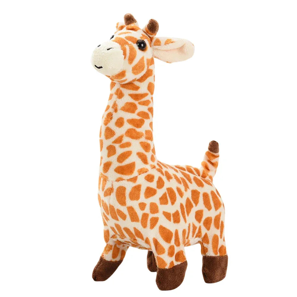  battery powered stuffed animal, educational toy giraffe, gift for toddlers, interactive plush animal, kids giraffe toy with sounds, Shunmaii plush giraffe, walking giraffe toy Walking & Talking Stuffed Giraffe – Interactive Plush Toy with Sounds & Movements