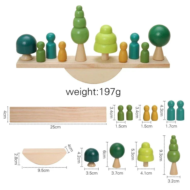 Toys Wooden Forest Blocks