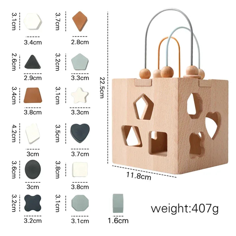  Geometric Blocks Shape Toy