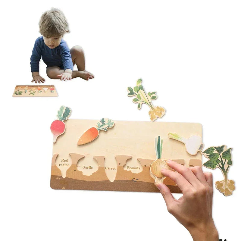  Vegetable Matching Puzzle