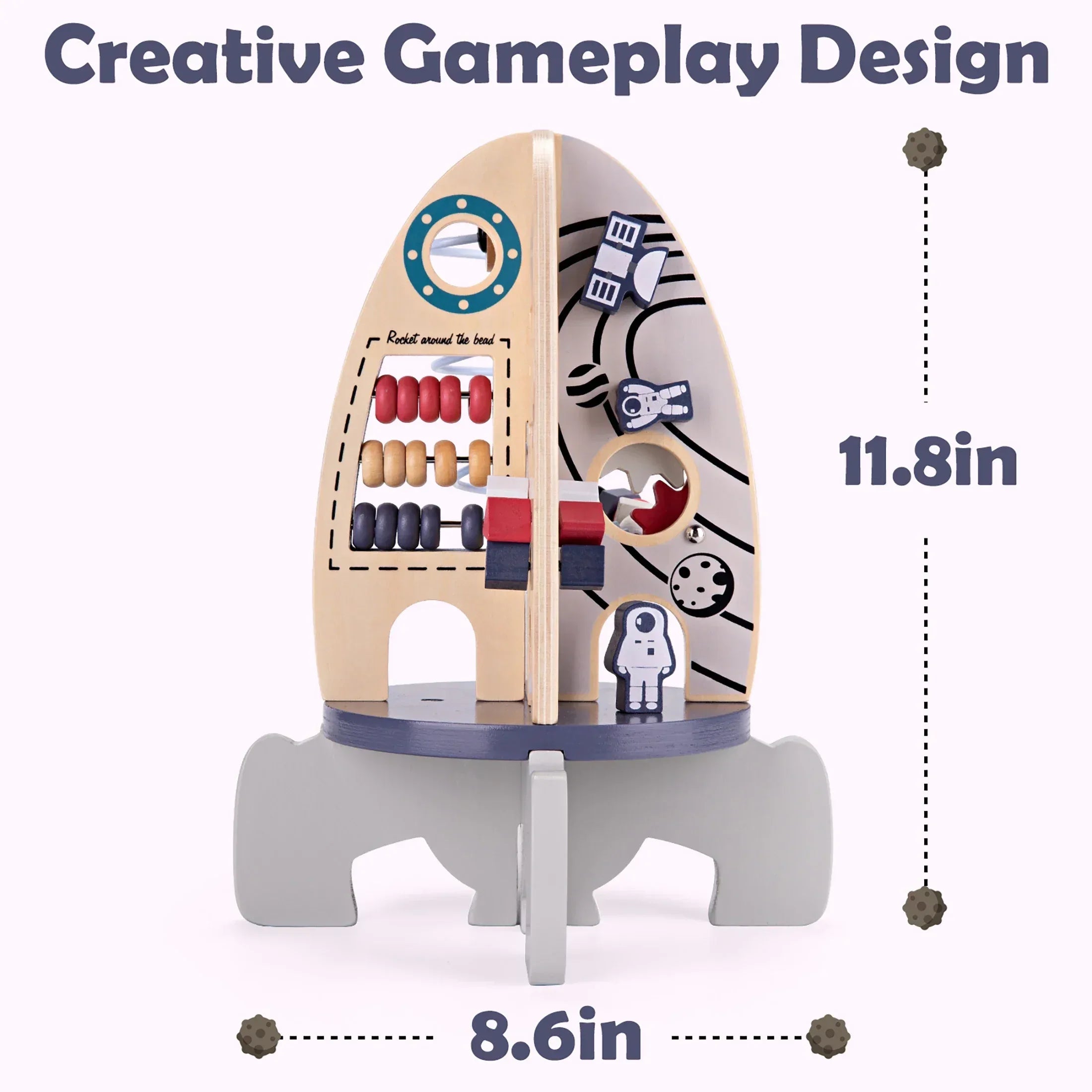  Wooden Baby Space Toy