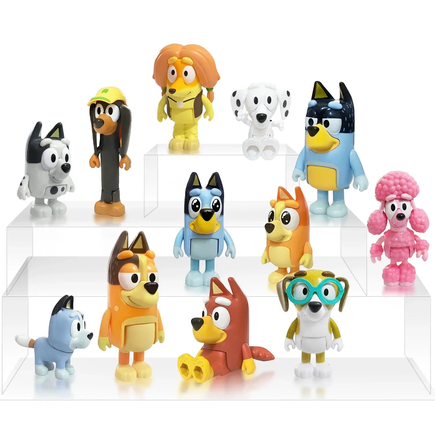 Forfullfun Toys Bluey & Bingo All Characters 12PCs Toys Figures