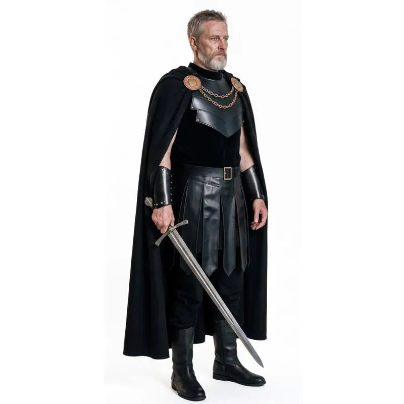 Disguise The Odyssey Agamemnon Cosplay Costume for Adult Men Uniform Cloak Set Roleplay Fantasia Outfits Halloween Carnival Suit 3