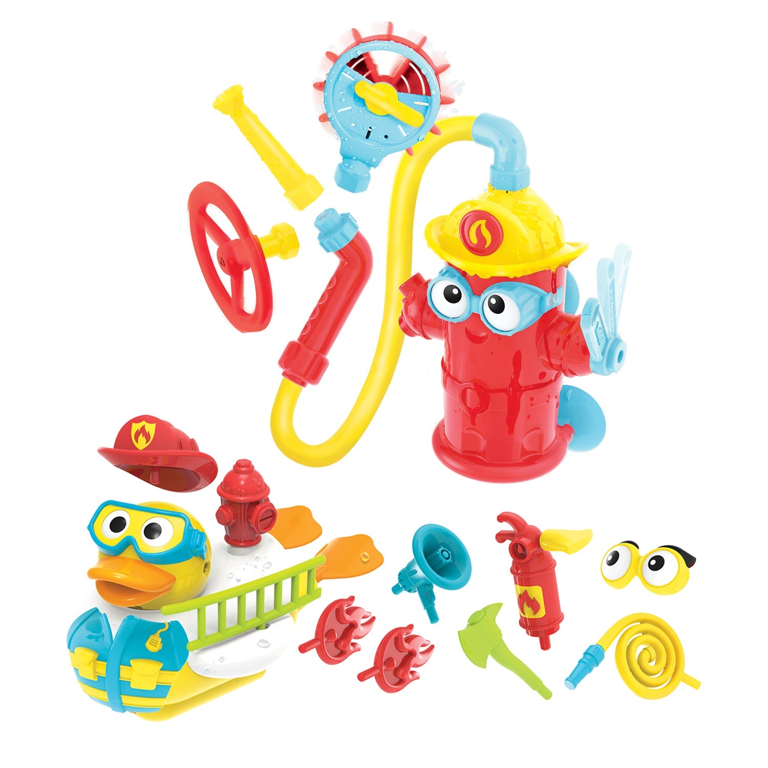 Firefighter Bath Toy Bundle | ForFullFun Baby Toys