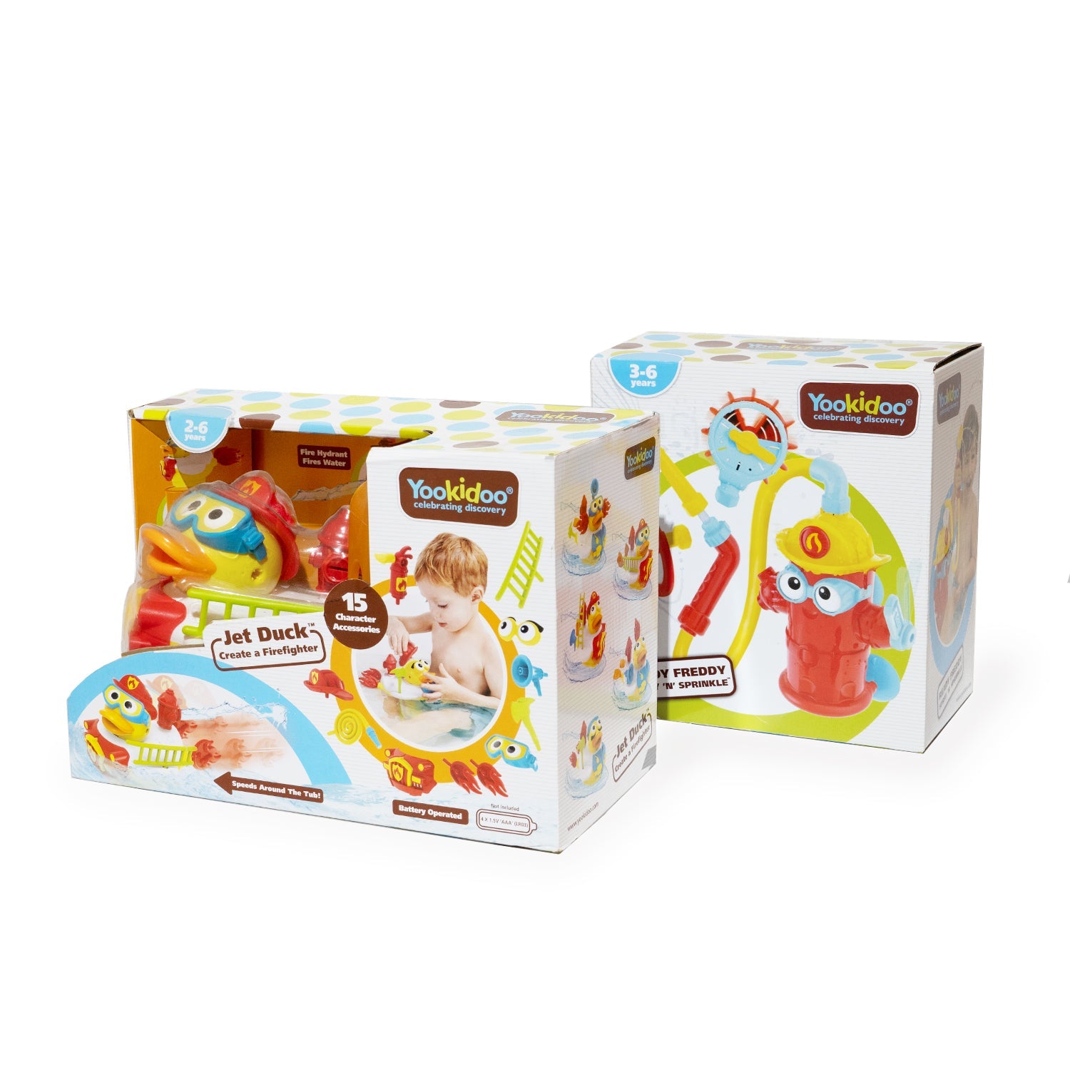 Firefighter Bath Toy Bundle | ForFullFun Baby Toys