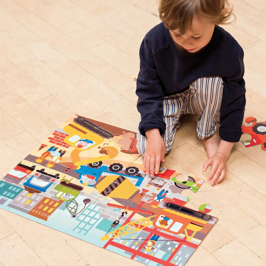Forfullfun Toys Construction Site 24-Piece Floor Puzzle