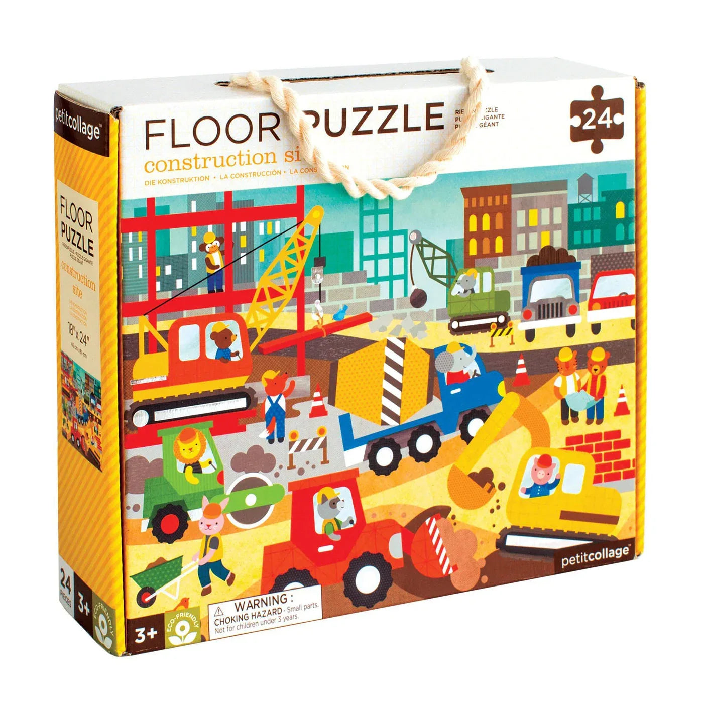 Forfullfun Toys Construction Site 24-Piece Floor Puzzle