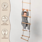 For Full Fun-Climbing rope ladder for kids 3-9 y.o.-Single Swing