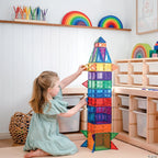 Forfullfun Toys Connetix Rainbow Creative Pack – 102-Piece Magnetic Building Set